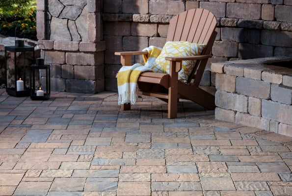 Add character with a paver patio