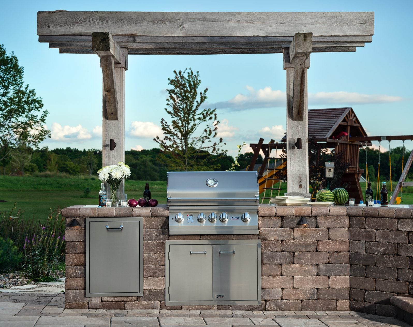 Built In Outdoor Grill Design Ideas, Outdoor Stone Grill