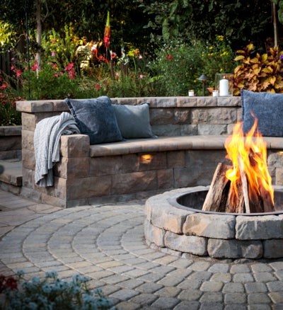 Outdoor Fireplace, Belgard Fire Pit Instructions