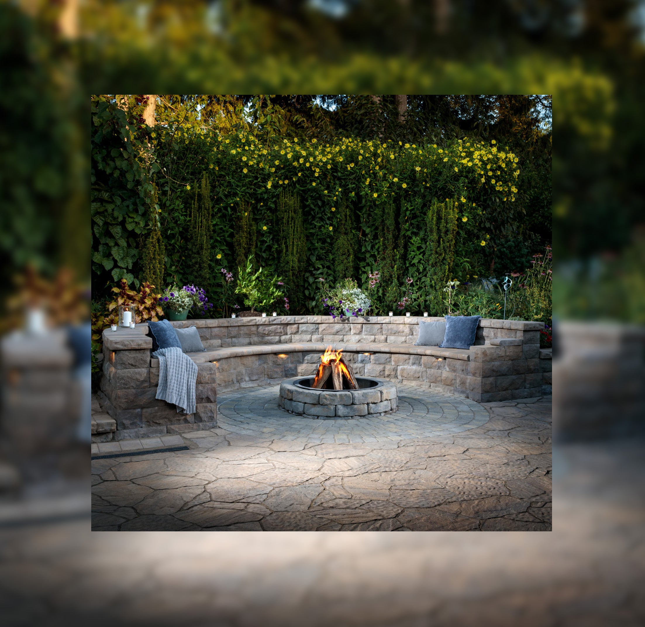 Fire Pit Design Tips Trends Outdoor, Distance Between Fire Pit And Seating